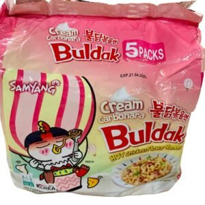 Samyang Cream Carbonara hot chicken Noodles